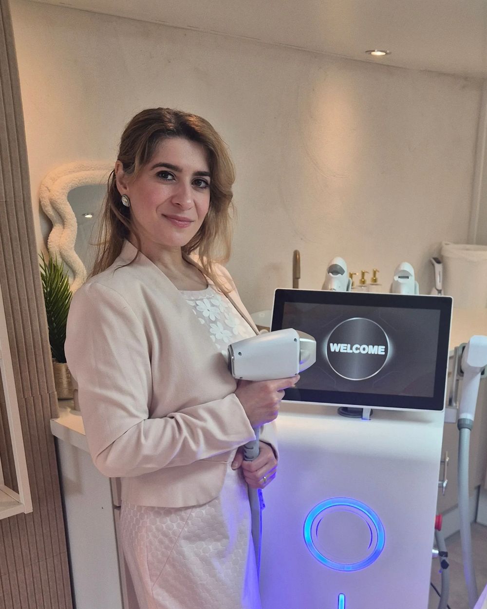 Laserontharing met diode laser in de salon